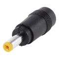 Lucktech 4.8x1.7mm Male Yellow to 5.5x2.1mm Female Black DC Adaptor NET-DC4817-F