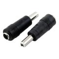 Lucktech 5.5x2.5mm Male White to 5.5x2.1mm Female Black DC Adaptor NET-DC5525-C