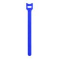 LinkQnet 12x200mm Hook and Loop Wrap Strap Blue 100-pack