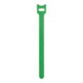 LinkQnet 12x200mm Hook and Loop Wrap Strap Green 100-pack