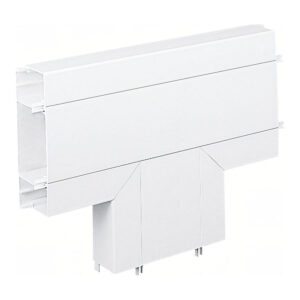 Decorduct DDT30GR Flat Tee 165×55mm - White NET-TRUNK-DDT30WH