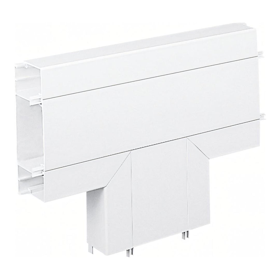 Decorduct DDT30GR Flat Tee 165×55mm - White NET-TRUNK-DDT30WH