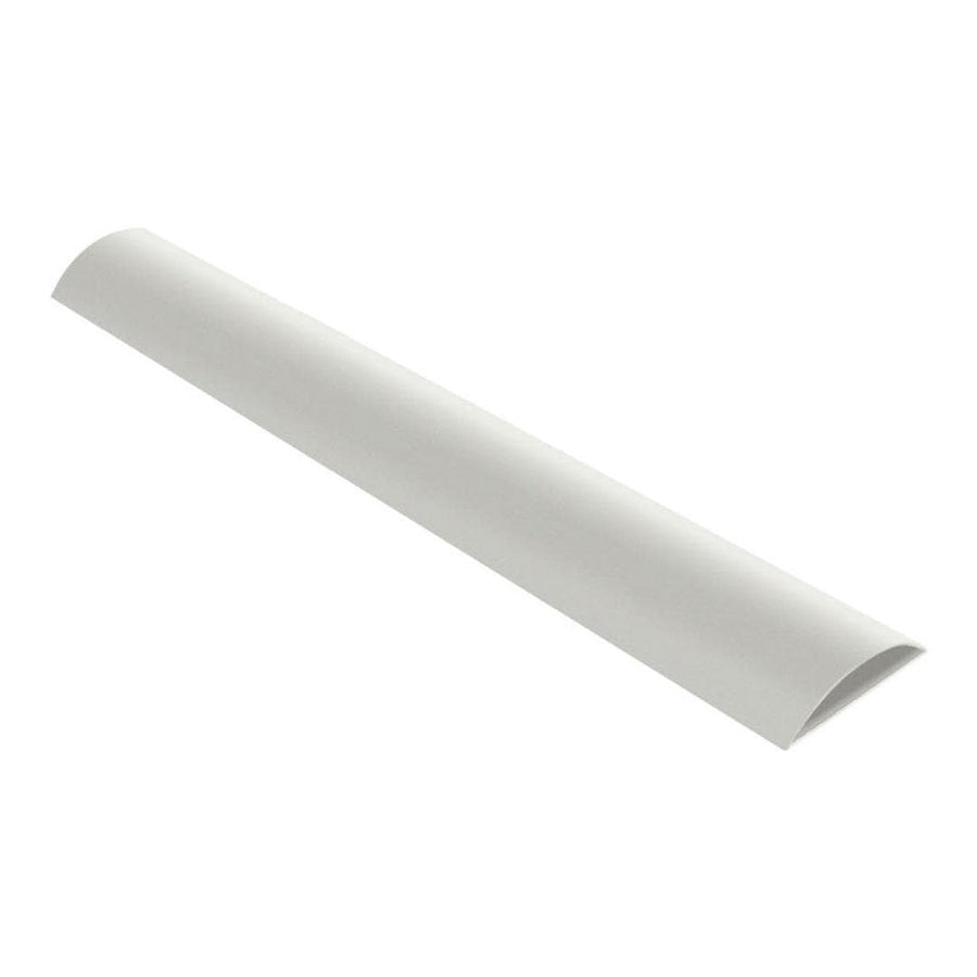 Decorduct 50mm X 15mm X 2m Half Moon Trunk – White NET-TRUNK-HMON-50-WH