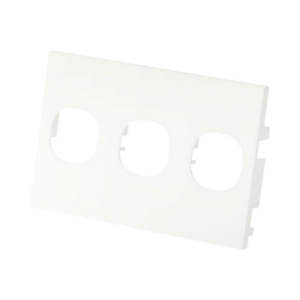 Decorduct Thynk 75mm x 50mm 3x Module Blank White NET-TRUNK-SKT003