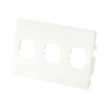 Decorduct Thynk 75mm x 50mm 3x Module Blank White NET-TRUNK-SKT003