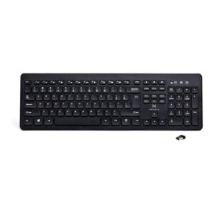 Novaro Rechargeable Wireless Keyboard Black NOVKBM002FOLD