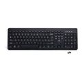 Novaro Rechargeable Wireless Keyboard Black NOVKBM002FOLD