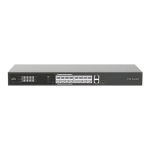 Uniview 16-port 100 Mb/s PoE+ Compliant Unmanaged Switch NSW2020-16T1GT1GC-POE-IN