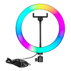 Nesty 12-inch Multipurpose USB Powered RGB LED Selfie Ring NTNRL66