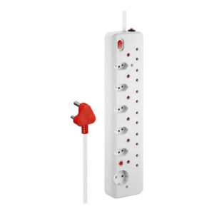 Nexon 0.5m 12-way Medium Surge Multiplug White NX-75012-05-WT