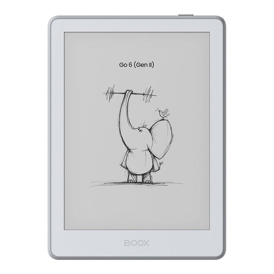 BOOX Go 6 Gen II 6-inch E-Ink Reader – Octa-core 32GB ROM 3GB RAM Wi-Fi Android 11 – Grey