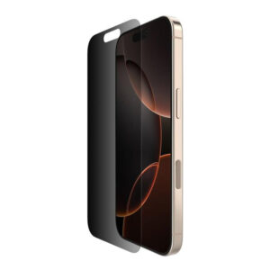 Belkin ScreenForce InvisiGlass Privacy Treated Screen Protector for iPhone 16 Pro OVA169HQ