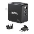 Unitek P1117B 65W 4-in-1 GaN Travel Wall Charger