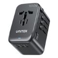 Unitek GaN 100W Universal Travel Adapter P1123ABK01