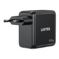 Unitek Rexo 140W 4-port GaN Charger with Smart Display P1132ABK-EU