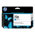 HP 730 DesignJet Cyan Standard Yield Ink Cartridge Original P2V62A Single-pack