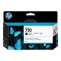 HP 730 DesignJet Matte Black Standard Yield Ink Cartridge Original P2V65A Single-pack