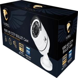 Patrol 1080P Bullet Camera White PAT-CAMBMW1
