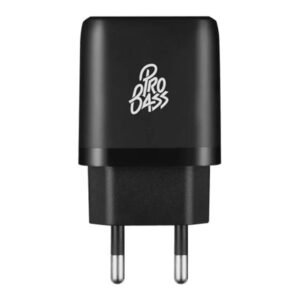 Pro Bass On The Go Dual USB Wall Adapter Black PB-PDQ005-BK