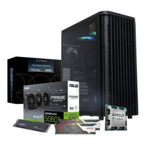 PCBuilder MONET Creator Workstation PC - AMD Ryzen 7 9700X 1TB SSD 32GB RAM RTX 5060 Ti Win 11 Home