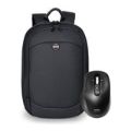 Port Designs Core Pro Series 16-inch Notebook Bag and Wireless Mouse Bundle