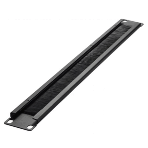 Connect 1U Brush Panel Black PP1UBMB