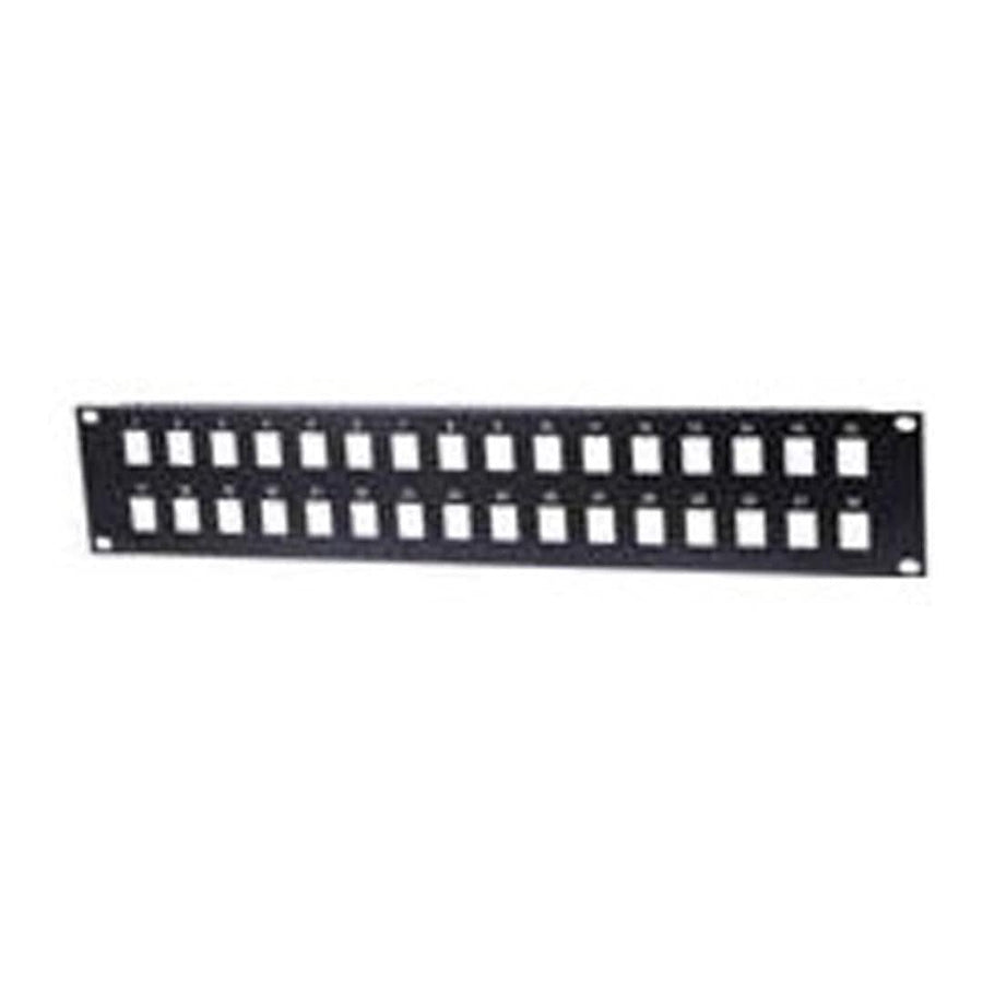 Netix 32-port Blank Patch Panel PPANEL32BL