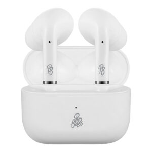 Pro Bass Pulse Buds True Wireless Earphones with Charging Case White PR-1119-WT