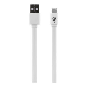 Pro Bass FlexiCord Series Type-A To Lightning Charging Cable White 2m PR-20020-WT