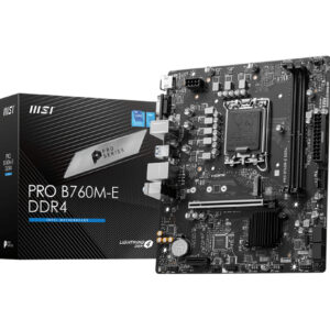 MSI Pro B760M-E DDR4 Intel LGA 1700 micro ATX Motherboard