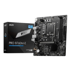 MSI Pro B760M-E Intel LGA 1700 micro ATX Motherboard