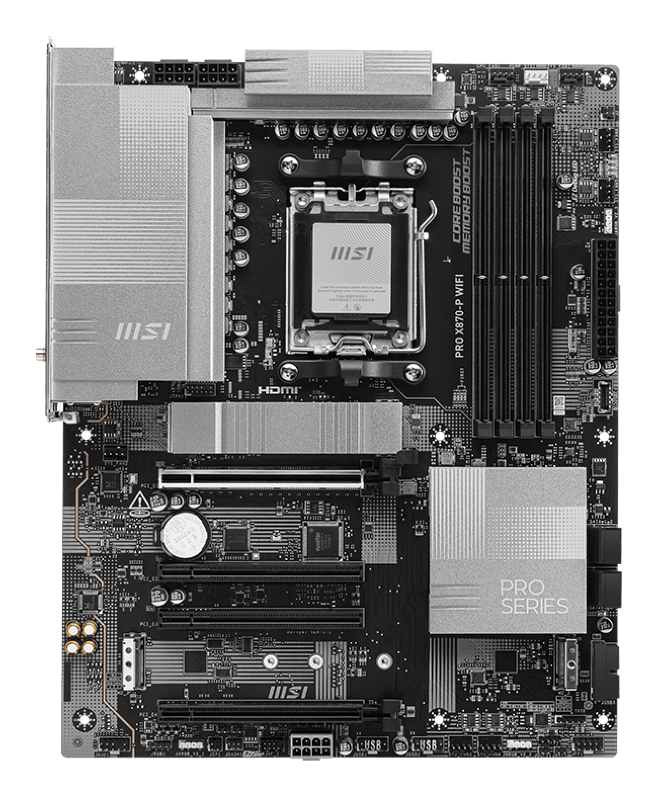 MSI Pro X870-P Wi-Fi AMD Socket AM5 ATX Motherboard - Image 2