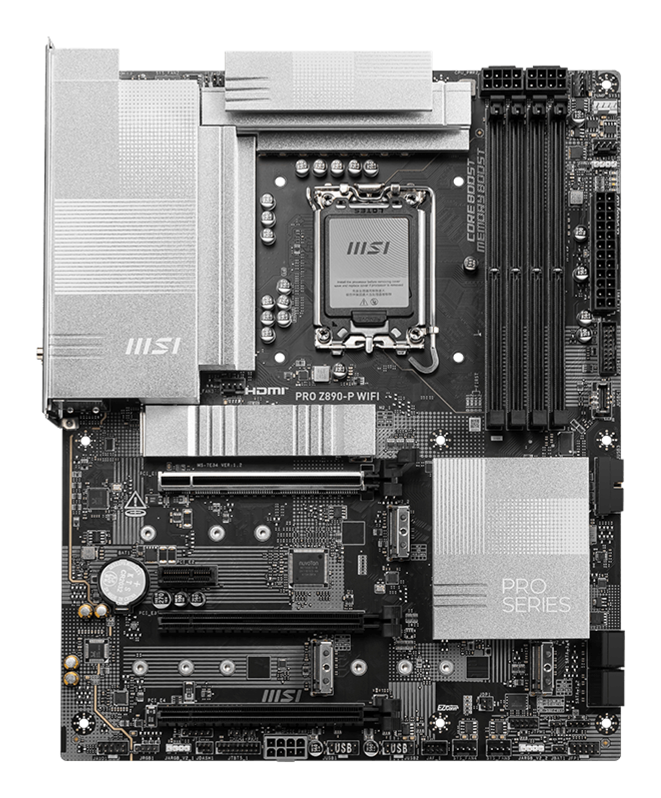 MSI PRO Z890-P Wi-Fi Intel LGA 1851 ATX Motherboard - Image 2
