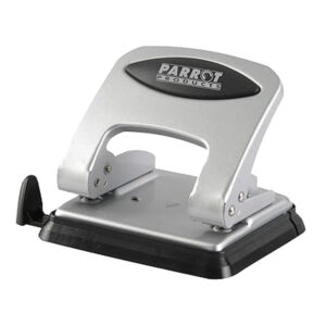 Parrot Steel Hole Punch 30 Sheets Capacity Silver PU3083M