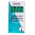 Parrot Whiteboard Markers Slimline Tip Green 10-pack PW2001G