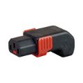 LinkQnet IEC Kettle Female Lockable Down Angle Connector PWR-C13-IEC-LK-DOWN