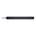 LinkQnet 10-port 1.5U Rackmount PDU with Switch