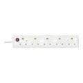 LinkQnet 5-port Dedicated Multiplug 5x 16A White PWR-MP-5P-D-WHITE