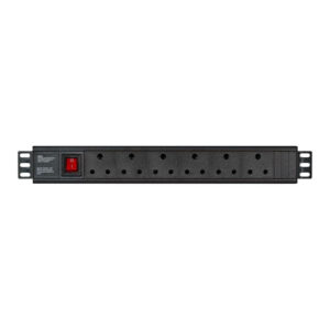 LinkQnet 6-port PDU Cross Brace Multiplug PWR-MP-6P-C13C14-MET