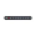 LinkQnet 8-Port Lockable C13 Metal Multi-Plug PWR-MP-8P-IEC-MTL-LQ