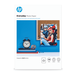 HP Everyday Glossy Photo Paper – 100 Sheets A4 200gsm Q2510A