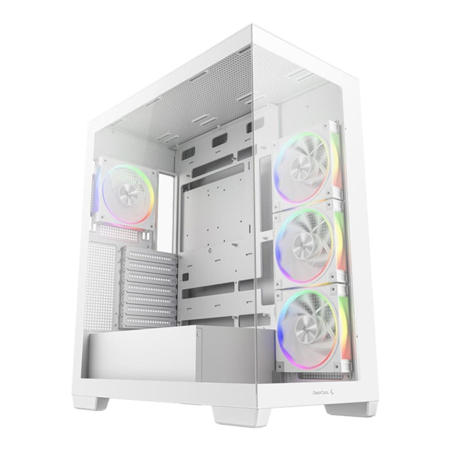 DeepCool CG580 4F V2 TCG580 4F V2 ARGB Midi Tower ATX White Gaming PC Case R-CG580-WHADA4-G-2