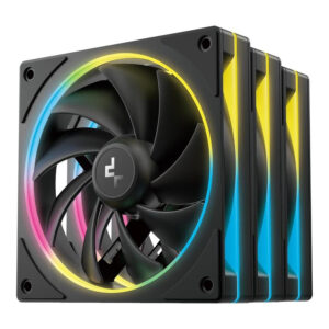 DeepCool FL12 SE 120mm ARGB Case Fan Black 3-pack R-FL12SE-BKAPN3-G