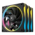 DeepCool FL12 SE 120mm ARGB Case Fan Black 3-pack R-FL12SE-BKAPN3-G