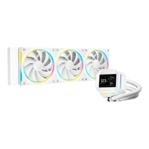 DeepCool LM360 ARGB 360mm AIO CPU Liquid Cooler White R-LM360-WHDMMC-1
