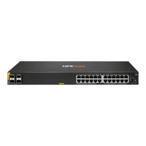 HPE Aruba Networking CX 6000 24p 10M/100M/1G Class4 PoE 4p SFP 1G 370W Switch R8N87B