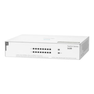 HPE Networking Instant On 1430 8-port Class4 Unmanaged L2 Gigabit Ethernet PoE Switch White R8R46A