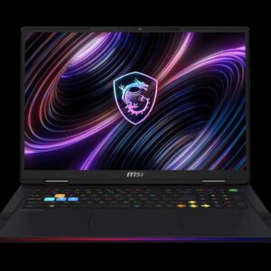 MSI / RAIDER 18 MAX HX A2WJ-1066ZA / INTEL CORE ULTRA 9 290HX / DDR5 6400MHz 64GB (2x 32GB) / 2TB NVME PCIE SSD / RTX 5090 GDDR7 24GB / 18″ 16:10 UHD+ (3840×2400)  MINILED  120Hz / WINDOWS 11 HOME / NO BAG INCLUDED / CORE BLACK / 2 YEAR WARRANTY