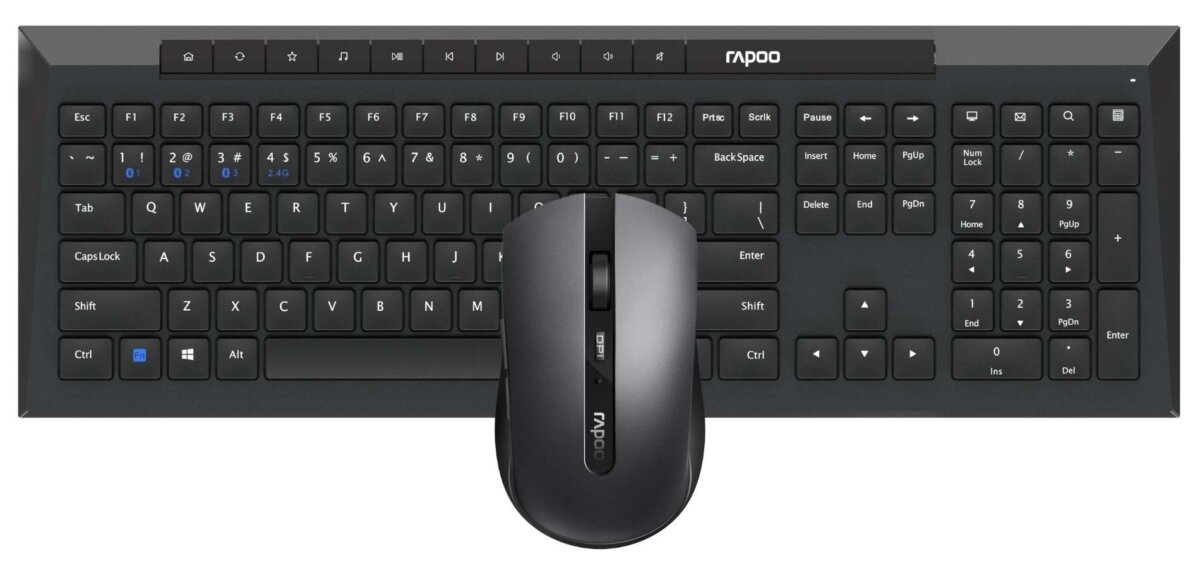 8210M – Multi-mode wireless keyboard and mouse combo