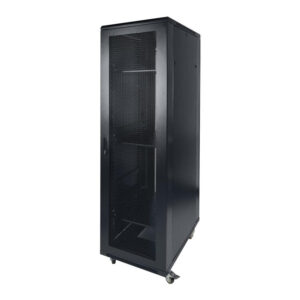 LinkQnet 600x600mm 42U Cabinet with Mesh Door RCK-SH-05A-42U-600-M